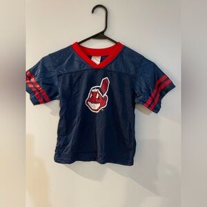 Cleveland Indians Jersey Navy  and Red Sports Jersey size 3T